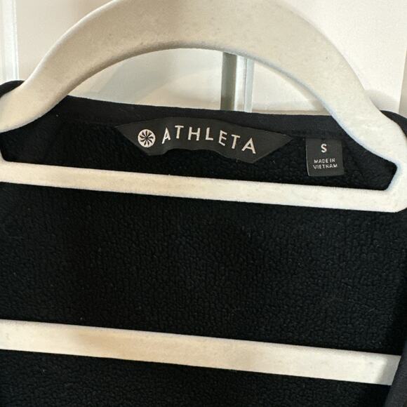 ATHLETA Black Cozy Karma Wrap Jacket Cardigan Oversized | Small - Picture 4 of 9